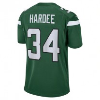 NY.Jets #34 Justin Hardee Gotham Green Game Jersey Stitched American Football Jerseys