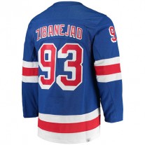 NY.Rangers #93 Mika Zibanejad Home Primegreen Authentic Pro Player Jersey Blue Stitched American Hockey Jerseys
