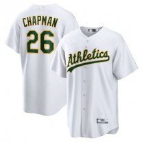 Oakland Athletics #26 Matt Chapman White Home Replica Player Name Jersey Baseball Jerseys