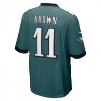 P.Eagles #11 A.J. Brown Midnight Green Player Game Jersey Stitched American Football Jerseys