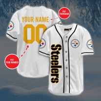 Personalized Football Pittsburgh Steelers Baseball Jersey, Hot Summer Fashion, Baseball Jersey New Shirt For The Fans