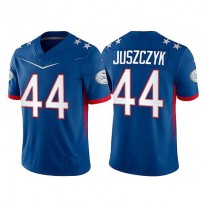 SF. 49ers #44 Kyle Juszczyk 2022 Royal Pro Bowl Stitched Jersey American Football Jersey