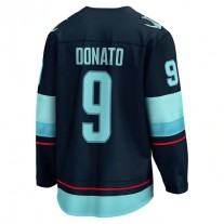 S.Kraken #9 Ryan Donato Fanatics Branded Home Breakaway Player Jersey Blue Stitched American Hockey Jerseys