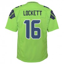 S.Seahawks #16 Tyler Lockett Green Color Rush Game Jersey Stitched American Football Jerseys