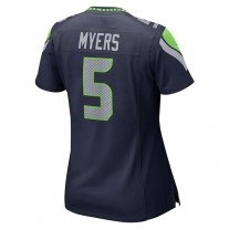 S.Seahawks #5 Jason Myers College Navy Game Jersey Stitched American Football Jerseys