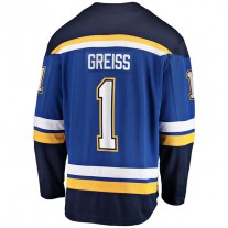 St.L.Blues #1 Thomas Greiss Fanatics Branded Home Breakaway Player Jersey Blue Stitched American Hockey Jerseys