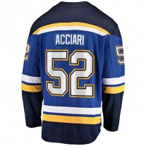 St.L.Blues #52 Noel Acciari Fanatics Branded Home Breakaway Player Jersey Blue Stitched American Hockey Jerseys