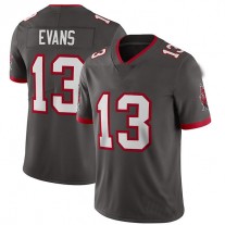 TB.Buccaneers #13 Mike Evans Pewter Alternate Vapor Limited Jersey Stitched American Football Jerseys