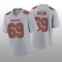 TB.Buccaneers #69 Shaq Mason Gray Atmosphere Game Jersey Stitched American Football Jerseys