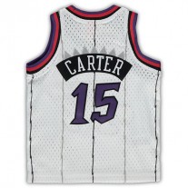 T.Raptors #15 Vince Carter Mitchell & Ness Infant 1998-99 Hardwood Classics Player Jersey White Stitched American Basketball Jersey