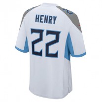 T.Titans #22 Derrick Henry White Player Game Jersey Stitched American Football Jerseys