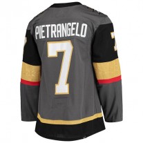 V.Golden Knights #7 Alex Pietrangelo Alternate Primegreen Authentic Pro Player Jersey Gray Stitched American Hockey Jerseys