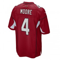 A.Cardinal #4 Rondale Moore Cardinal Game Player Jersey Stitched American Football Jerseys