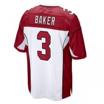 A.Cardinals #3 Budda Baker White Game Jersey Stitched American Football Jerseys