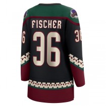 A.Coyotes #36 Christian Fischer Fanatics Branded Home Breakaway Player Jersey Black Stitched American Hockey Jerseys