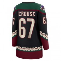 A.Coyotes #67 Lawson Crouse Fanatics Branded Home Breakaway Player Jersey Black Stitched American Hockey Jerseys