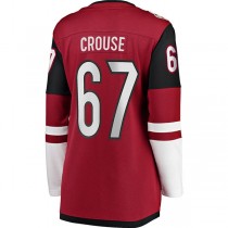 A.Coyotes #67 Lawson Crouse Fanatics Branded Home Breakaway Player Jersey Garnet Stitched American Hockey Jerseys