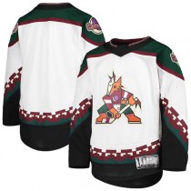 A.Coyotes Away Premier Team Jersey White Stitched American Hockey Jerseys