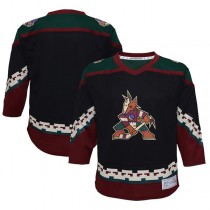A.Coyotes Preschool 2021-22 Home Replica Jersey Black Stitched American Hockey Jerseys