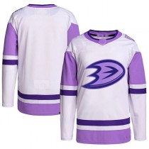 A.Ducks Fights Cancer Primegreen Authentic Blank Practice Jersey Stitched American Hockey Jerseys