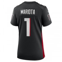 A.Falcons #1 Marcus Mariota Black Game Jersey Stitched American Football Jerseys
