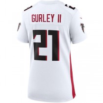 A.Falcons #21 Todd Gurley II White Game Jersey Stitched American Football Jerseys