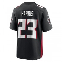 A.Falcons #23 Erik Harris Black Game Player Jersey Stitched American Football Jerseys