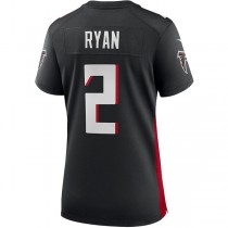 A.Falcons #2 Matt Ryan Black Player Game Jersey Stitched American Football Jerseys