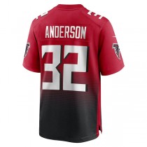 A.Falcons #32 Jamal Anderson Red Retired Player Alternate Game Jersey Stitched American Football Jerseys