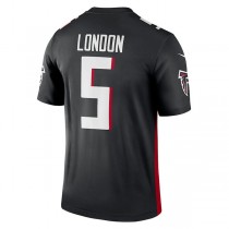 A.Falcons #5 Drake London Black Legend Jersey Stitched American Football Jerseys