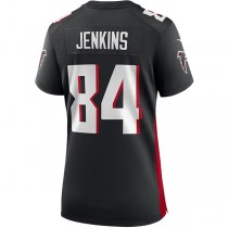 A.Falcons #84 Alfred Jenkins Black Game Retired Player Jersey Stitched American Football Jerseys