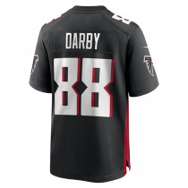 A.Falcons #88 Frank Darby Black Game Jersey Stitched American Football Jerseys