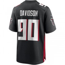 A.Falcons #90 Marlon Davidson Black Player Game Jersey Stitched American Football Jerseys