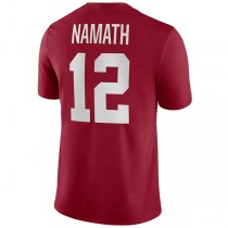 Alabama Crimson Tide #12 Joe Namath Alumni Player Jersey Crimson Stitched American College Jerseys Football Jersey
