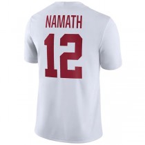 Alabama Crimson Tide #12 Joe Namath Alumni Player Jersey White Stitched American College Jerseys Football Jersey