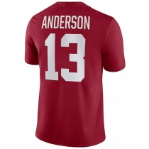 Alabama Crimson Tide #13 Aaron Anderson NIL Replica Football Jersey Crimson Stitched American College Jerseys Football Jersey