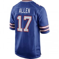 B.Bills #17 Josh Allen Royal Game Player Jersey Football Stitched American Jerseys