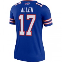 B.Bills #17 Josh Allen Royal Legend Team Jersey American Stitched Football Jerseys