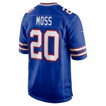 B.Bills #20 Zack Moss Royal Game Player Jersey American Stitched Football Jerseys