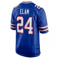 B.Bills #24 ELAM Royal 2022 Draft First Round Pick Game Jersey American Stitched Football Jerseys