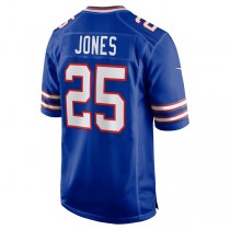 B.Bills #25 Taiwan Jones Royal Game Player Jersey American Stitched Football Jerseys