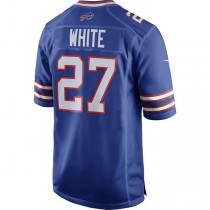 B.Bills #27 Tre'Davious White Royal Game Player Jersey American Stitched Football Jerseys