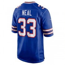 B.Bills #33 Siran Neal Royal Game Player Jersey American Stitched Football Jerseys