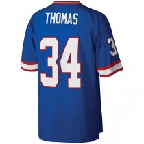 B.Bills #34 Thurman Thomas Mitchell & Ness Royal Legacy Replica Jersey American Stitched Football Jerseys