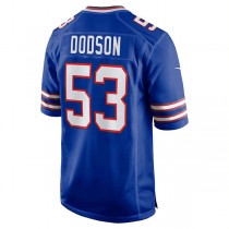 B.Bills #53 Tyrel Dodson Royal Game Player Jersey American Stitched Football Jerseys