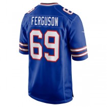 B.Bills #69 Reid Ferguson Royal Game Player Jersey American Stitched Football Jerseys