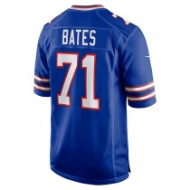 B.Bills #71 Ryan Bates Royal Game Player Jersey American Stitched Football Jerseys