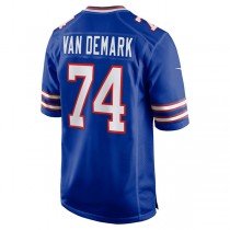 B.Bills #74 Ryan Van Demark Royal Game Player Jersey American Stitched Football Jerseys