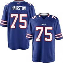 B.Bills #75 Chris Hairston Team Color Game Jersey Stitched American Football Jerseys