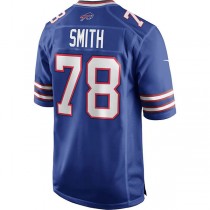 B.Bills #78 Bruce Smith Royal Game Retired Player Jersey Stitched American Football Jerseys